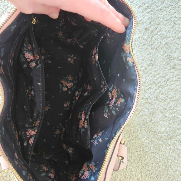 Light Pink Coach Regenerative Leather Tote Bag with Charm - Picture 16 of 16